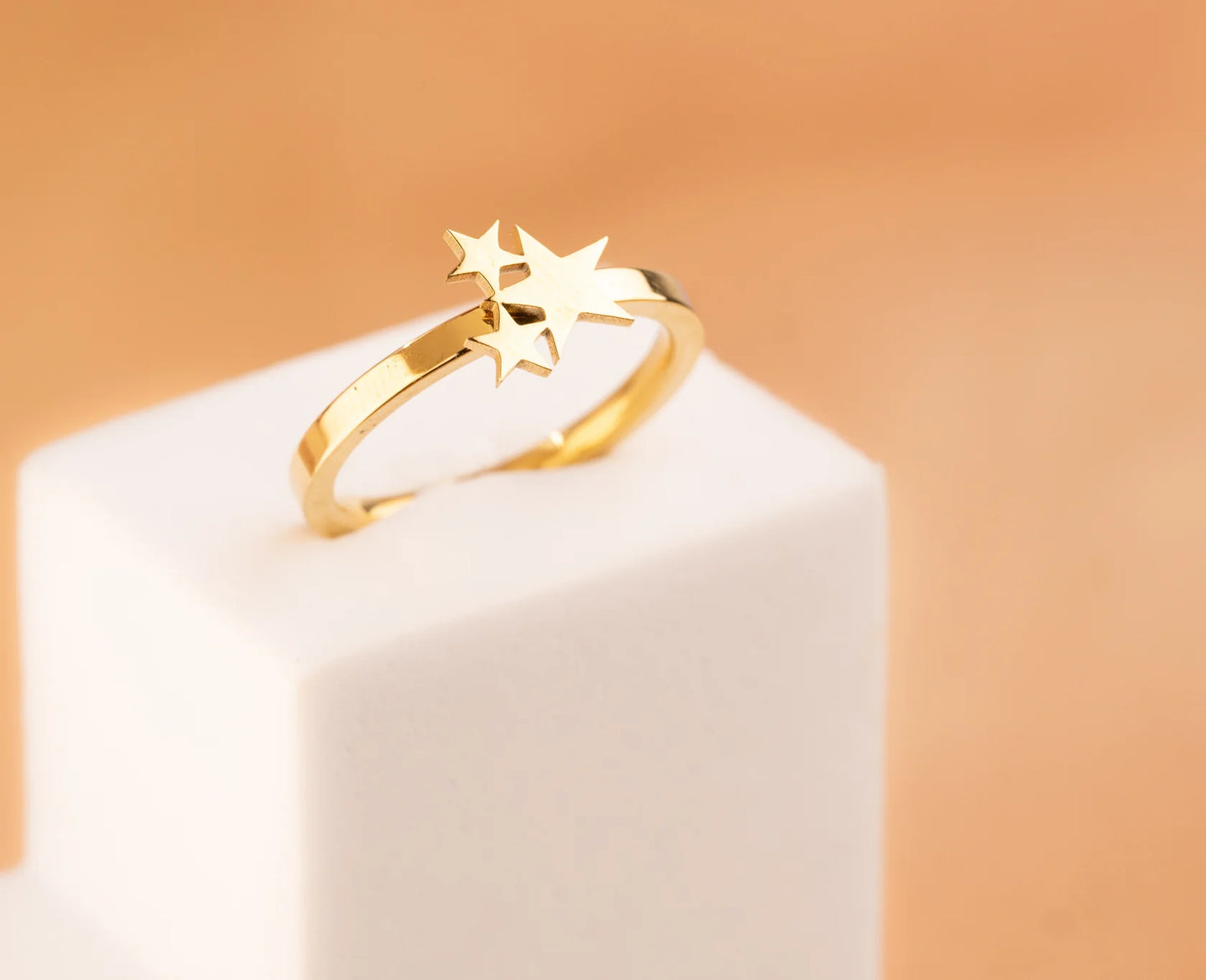 Anillo Tres Estrellas Talla 7